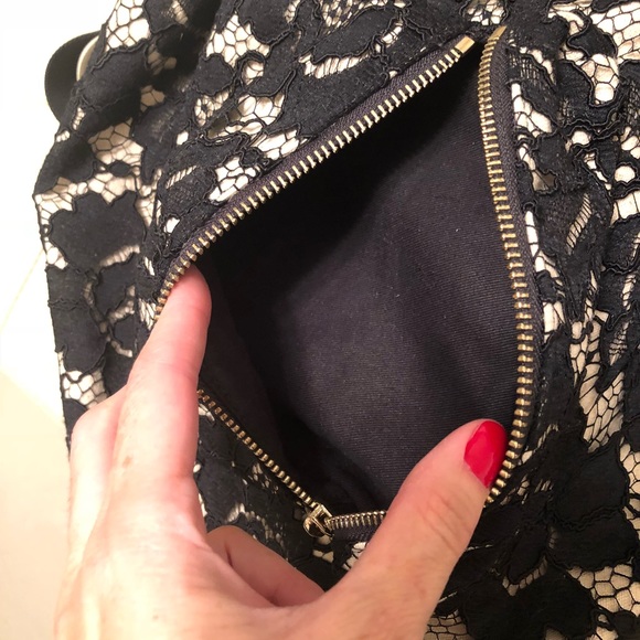 Sandro Guipure lace backpack - Picture 5 of 8